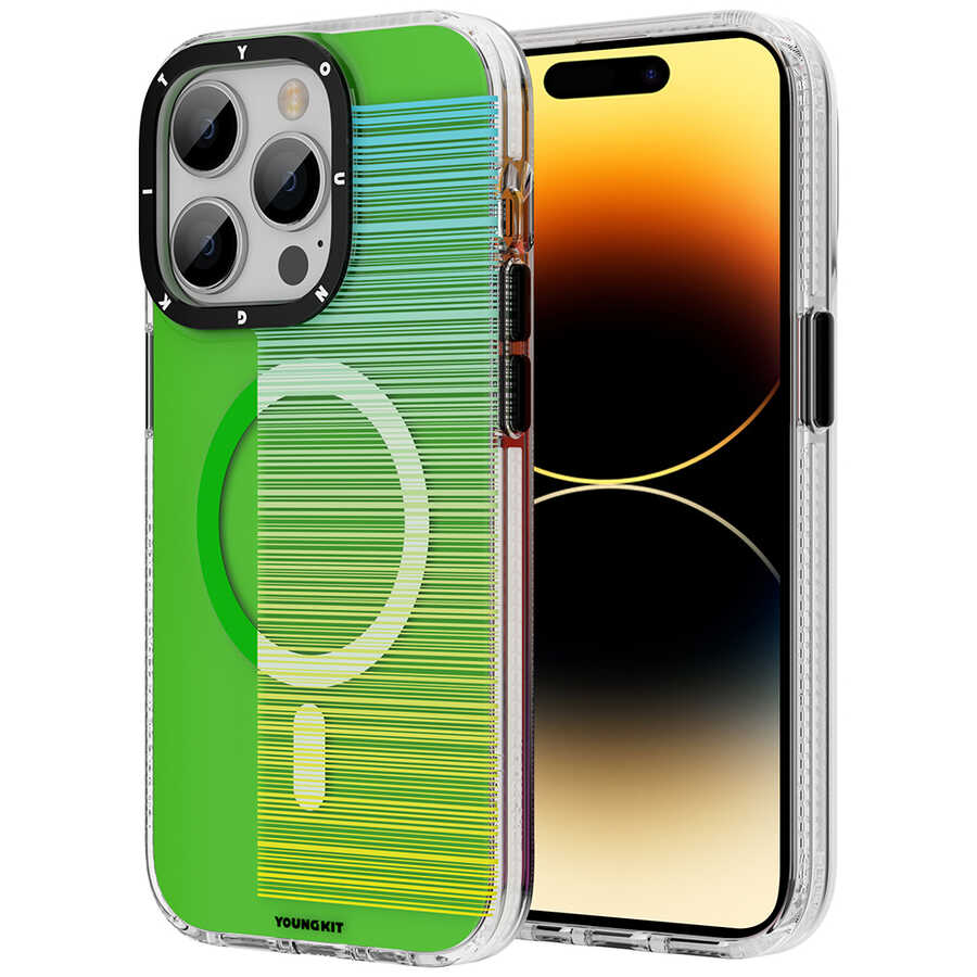 iPhone 14 Pro Kılıf M-safe Şarj Özellikli Youngkit Pure Serisi Kılıf