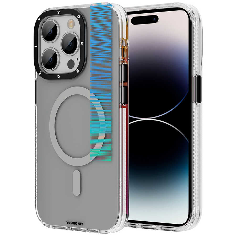 iPhone 14 Pro Kılıf M-safe Şarj Özellikli Youngkit Pure Serisi Kılıf