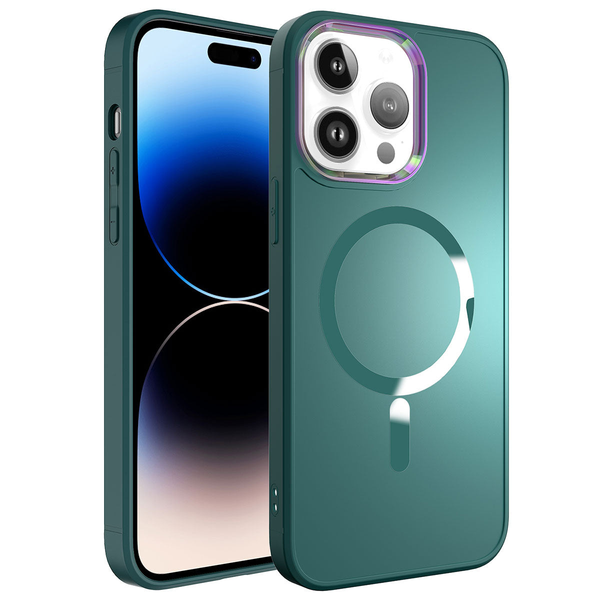 iPhone 14 Pro Kılıf M-safe Wireless Şarj Özellikli Zore Stil Kılıf