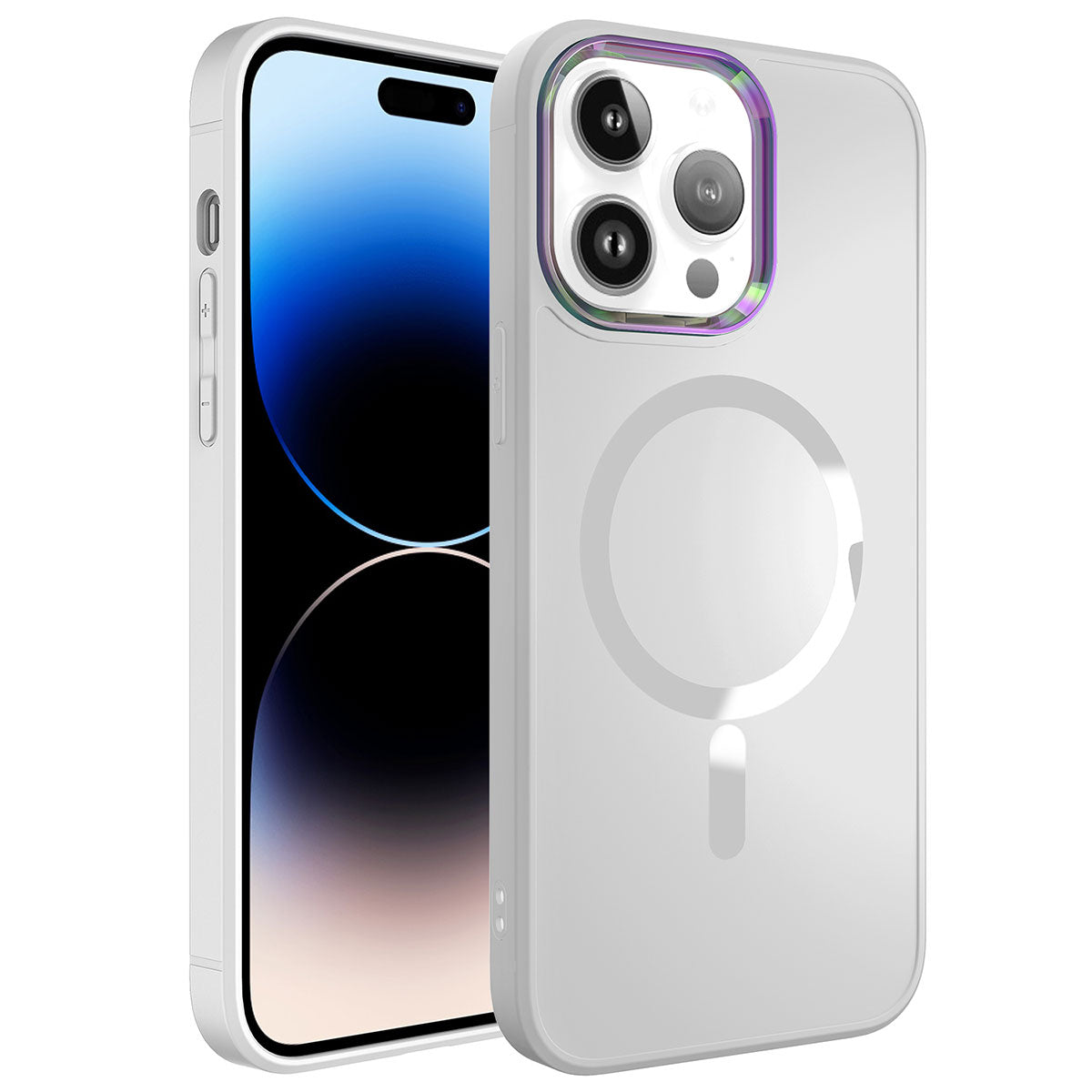 iPhone 14 Pro Kılıf M-safe Wireless Şarj Özellikli Zore Stil Kılıf