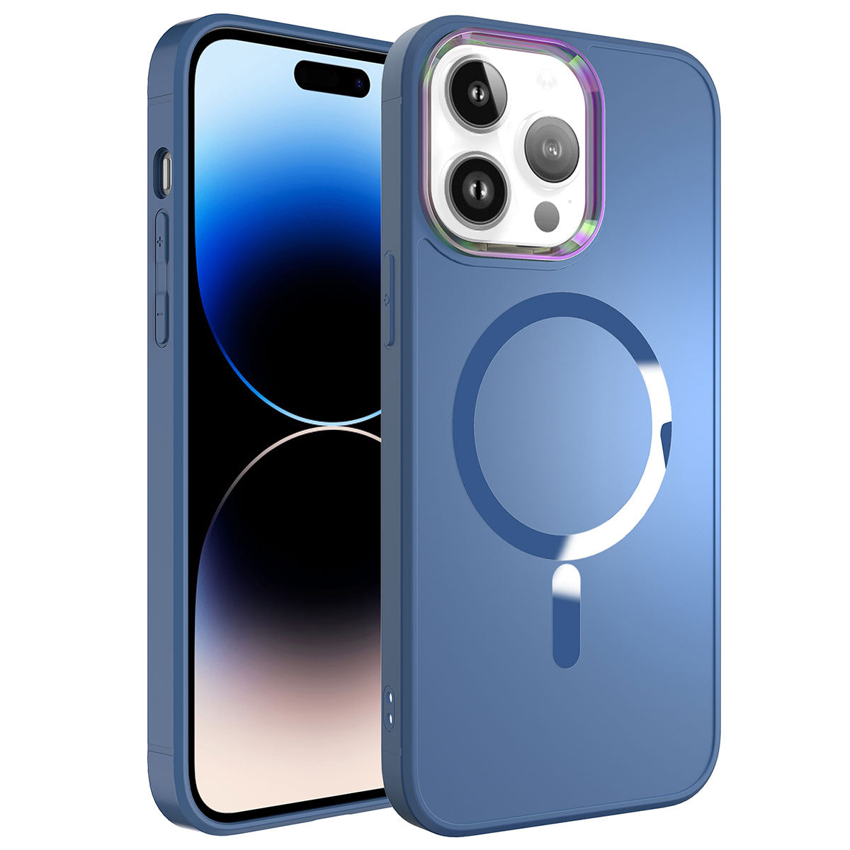 iPhone 14 Pro Kılıf M-safe Wireless Şarj Özellikli Zore Stil Kılıf