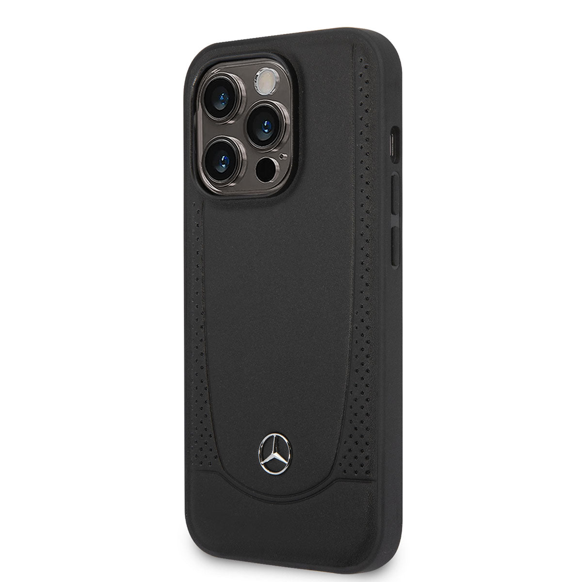 iPhone 14 Pro Kılıf Mercedes Benz M-safe Şarj Özellikli Urban Deri Kılıf