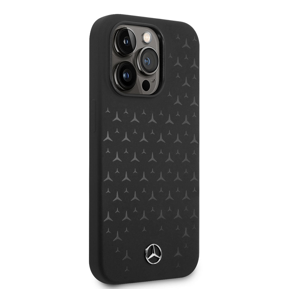 iPhone 14 Pro Kılıf Mercedes Benz M-safe Şarj Özellikli Yıldızlı Dizayn Silikon Kılıf