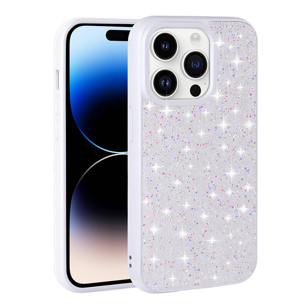 iPhone 14 Pro Kılıf Parlak Taşlı Tasarım Zore Pırlanta Kılıf
