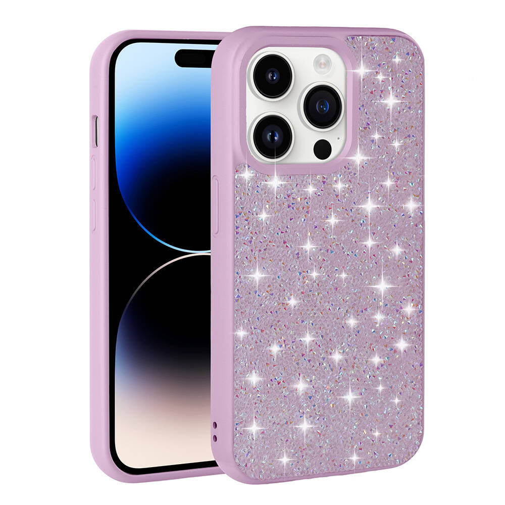 iPhone 14 Pro Kılıf Parlak Taşlı Tasarım Zore Pırlanta Kılıf