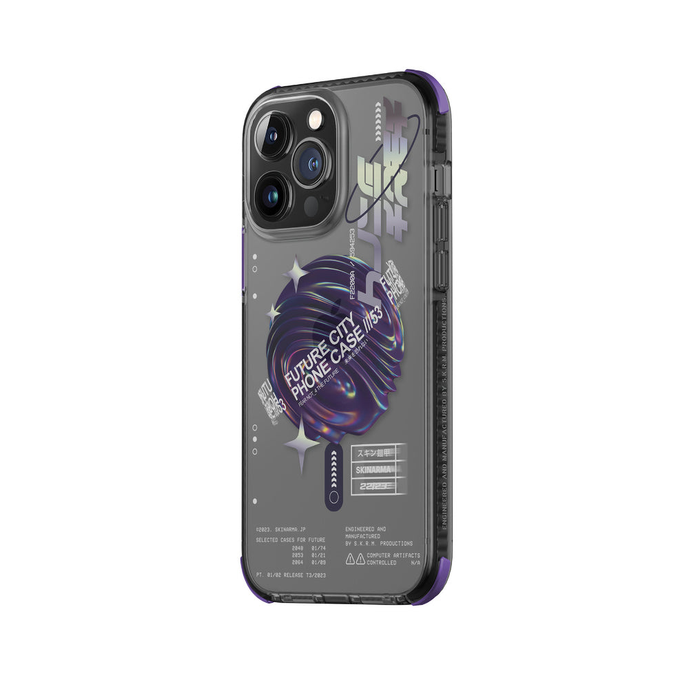 iPhone 14 Pro Kılıf SkinArma Şeffaf Airbag Tasarımlı M-safe Şarj Özellikli Shorai Kılıf