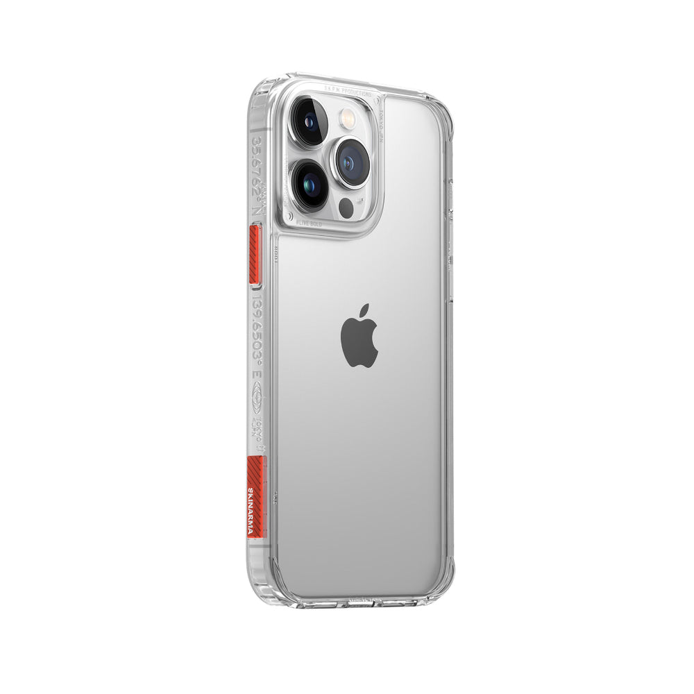 iPhone 14 Pro Kılıf SkinArma Şeffaf Airbag Tasarımlı Saido Kılıf