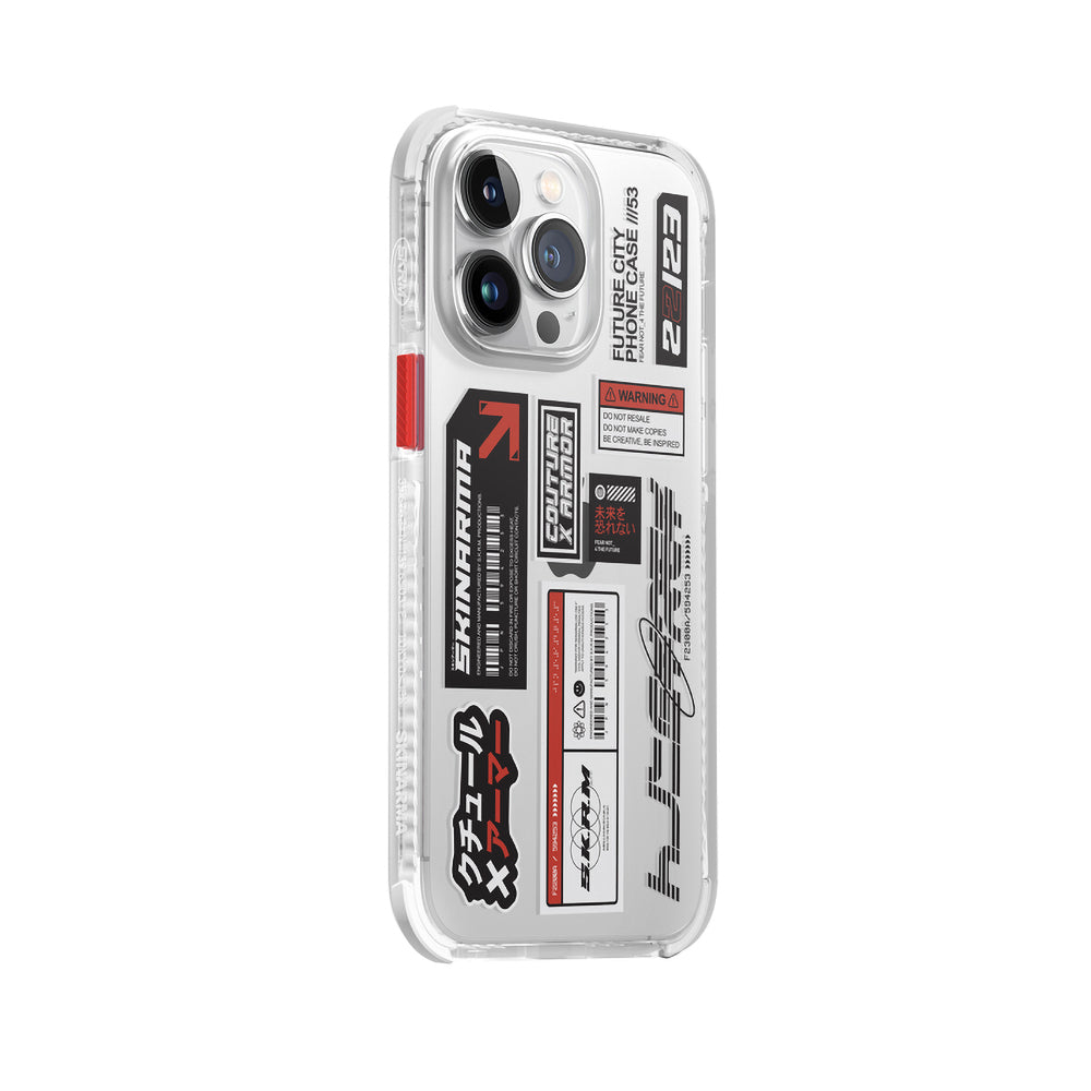 iPhone 14 Pro Kılıf SkinArma Şeffaf Desenli Airbag Tasarımlı Taito Kılıf