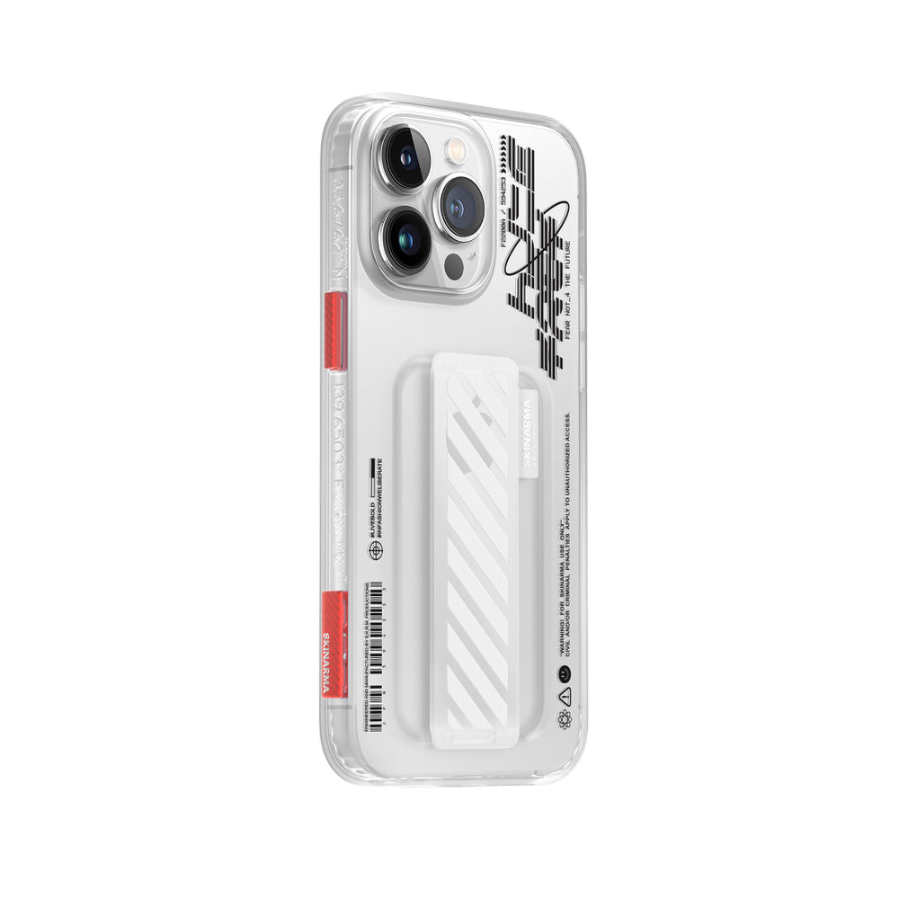 iPhone 14 Pro Kılıf SkinArma Şeffaf Desenli Kaze Kılıf