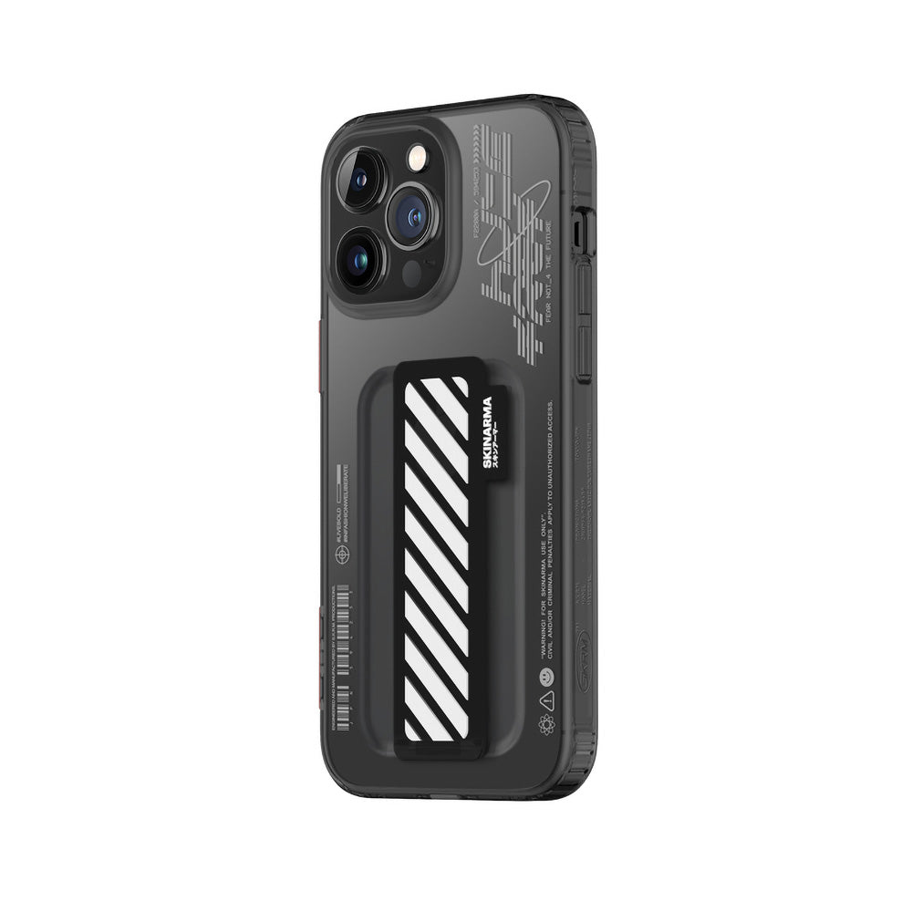 iPhone 14 Pro Kılıf SkinArma Şeffaf Desenli Kaze Kılıf