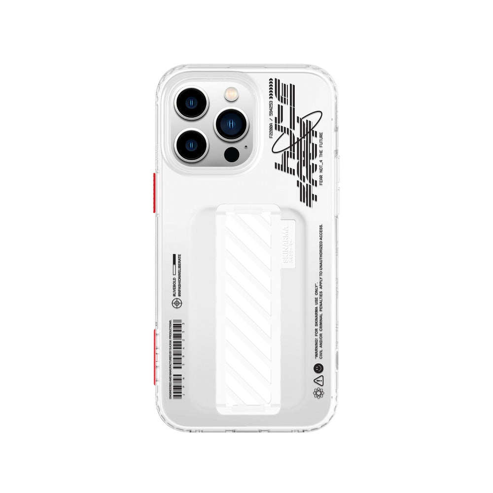 iPhone 14 Pro Kılıf SkinArma Şeffaf Desenli Kaze Kılıf