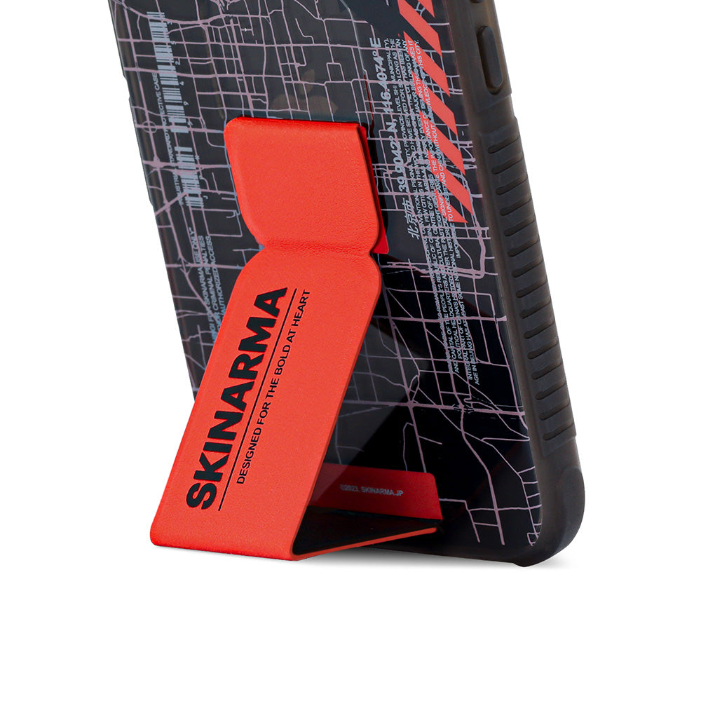 iPhone 14 Pro Kılıf SkinArma Şeffaf Desenli Standlı Ryoiki Kılıf