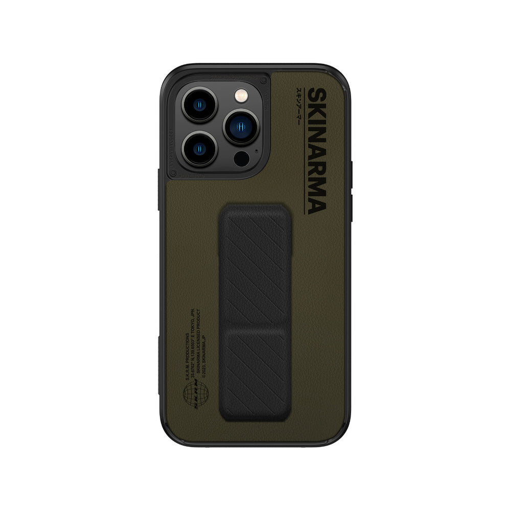 iPhone 14 Pro Kılıf SkinArma Standlı Deri Görünümlü Gyo Kılıf