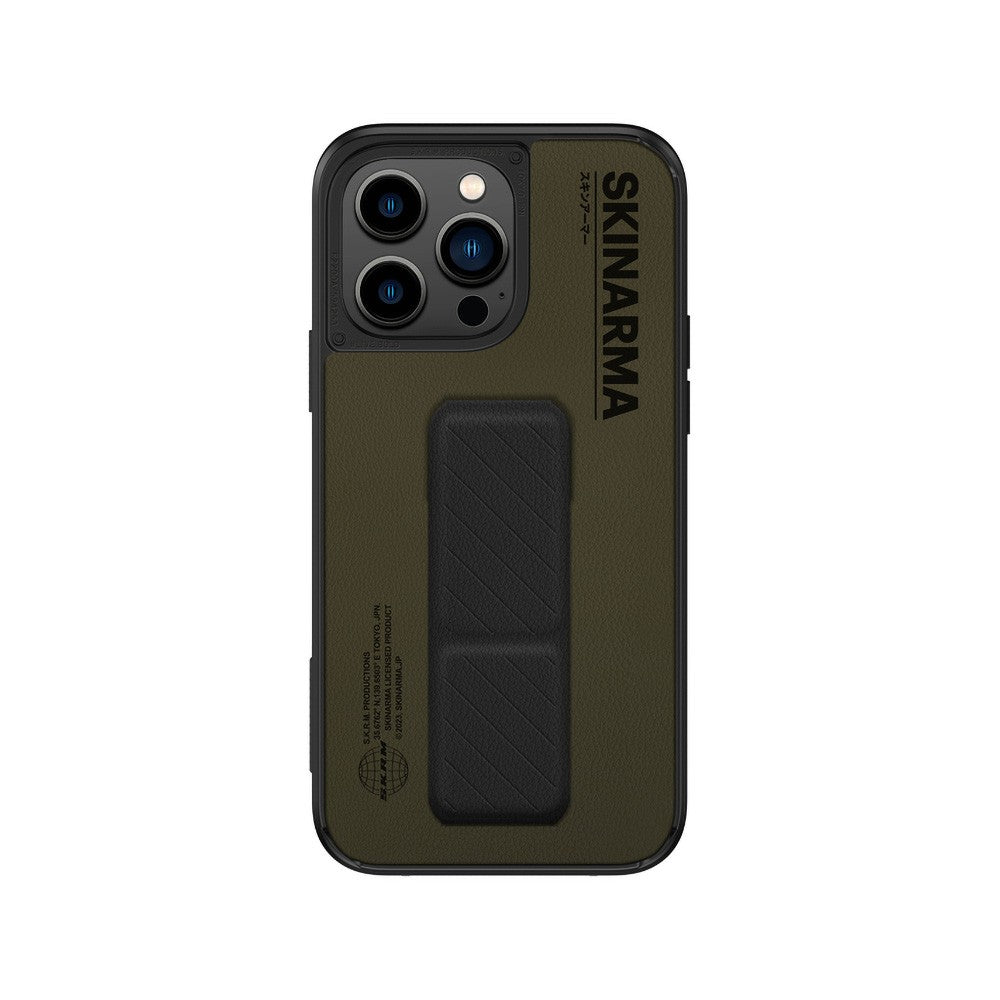 iPhone 14 Pro Kılıf SkinArma Standlı Deri Görünümlü Gyo Kılıf