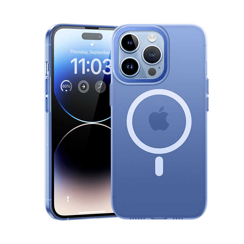 iPhone 14 Pro Kılıf Wireless Şarj Destekli Benks Magnetik Haze Kılıf