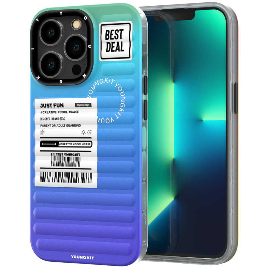 iPhone 14 Pro Kılıf YoungKit The Secret Color Serisi Kılıf