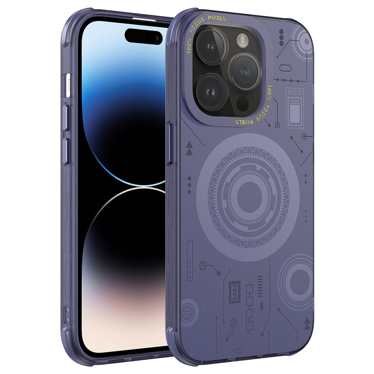 iPhone 14 Pro Kılıf Zore Wireless Şarj Özellikli Desenli Hot Kılıf