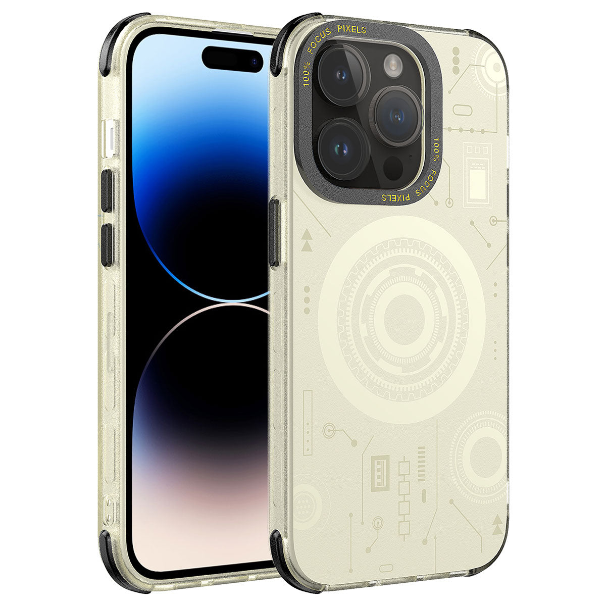 iPhone 14 Pro Kılıf Zore Wireless Şarj Özellikli Desenli Hot Kılıf