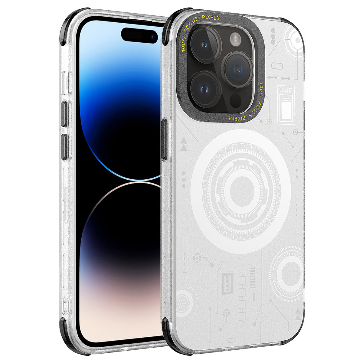 iPhone 14 Pro Kılıf Zore Wireless Şarj Özellikli Desenli Hot Kılıf