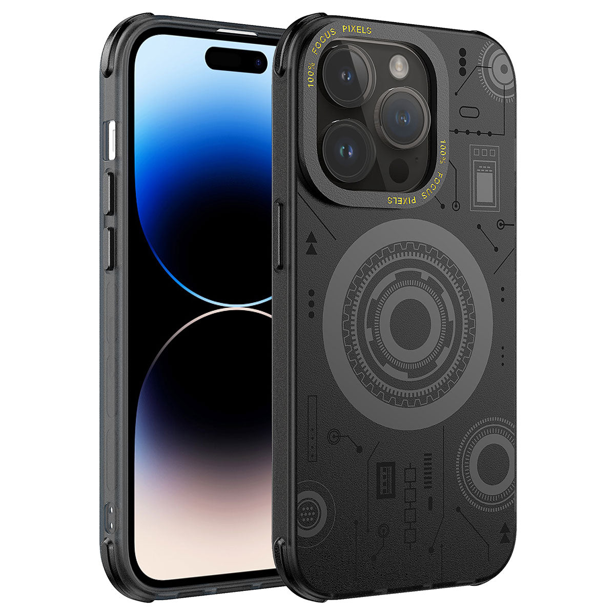 iPhone 14 Pro Kılıf Zore Wireless Şarj Özellikli Desenli Hot Kılıf