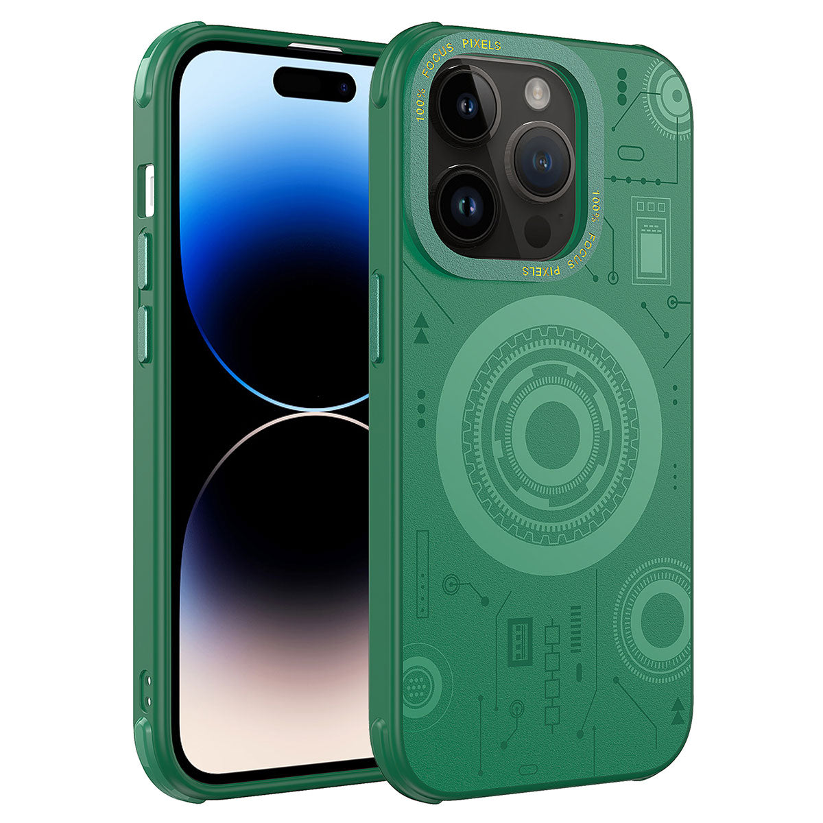 iPhone 14 Pro Kılıf Zore Wireless Şarj Özellikli Desenli Hot Kılıf