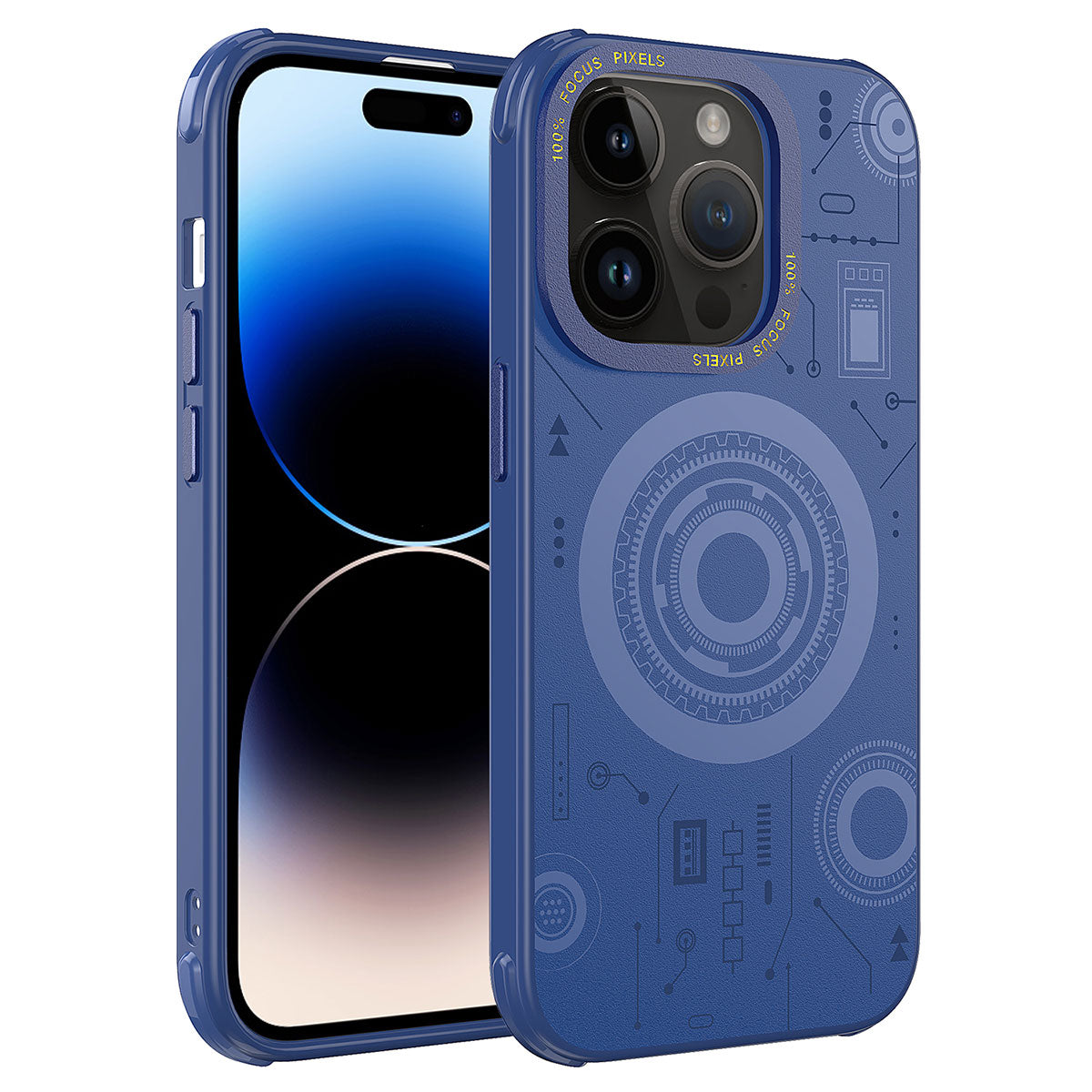 iPhone 14 Pro Kılıf Zore Wireless Şarj Özellikli Desenli Hot Kılıf