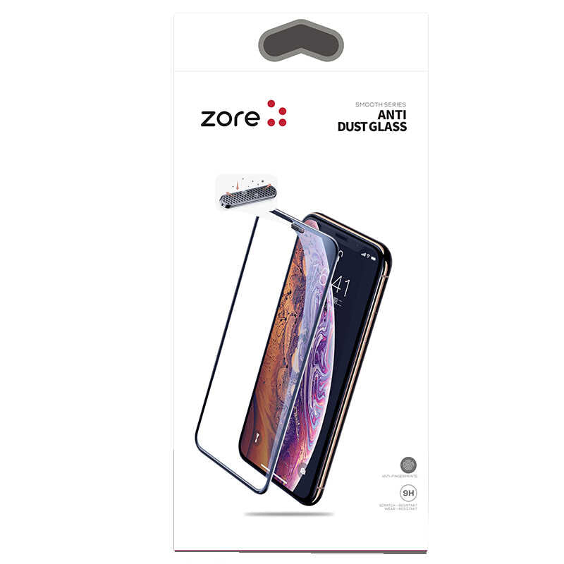 iPhone 14 Pro Max Ahize Toz Önleyici Zore Anti-Dust Temperli Ekran Koruyucu