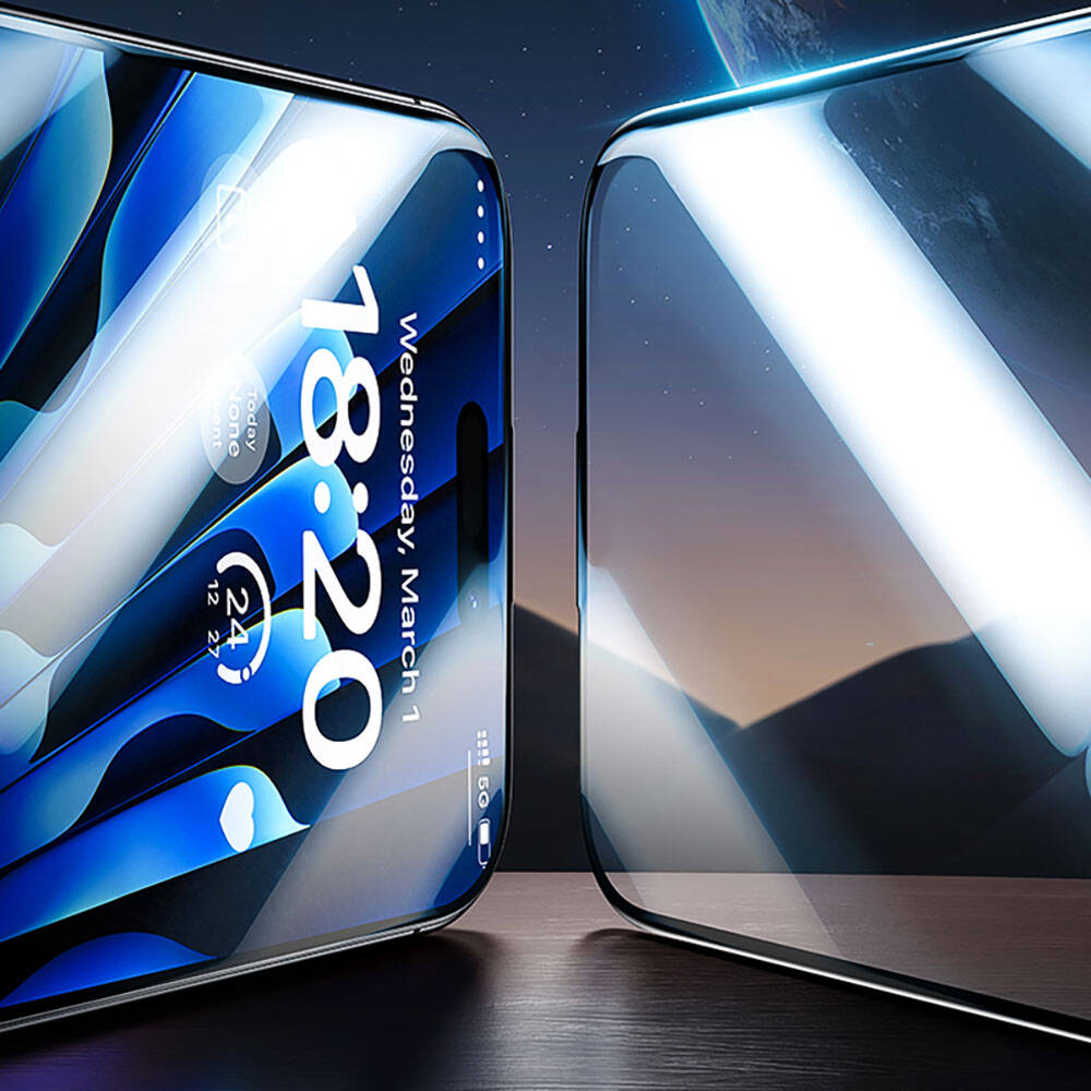 iPhone 14 Pro Max Benks Glass Warrior Safir Coating Ekran Koruyucu + Kolay Uygulama Aparatlı