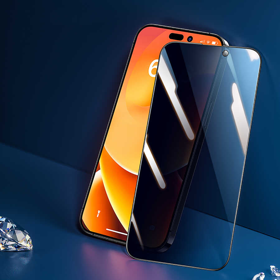 iPhone 14 Pro Max Benks Yeni Seri V Pro Plus Privacy Hayalet Ekran Koruyucu