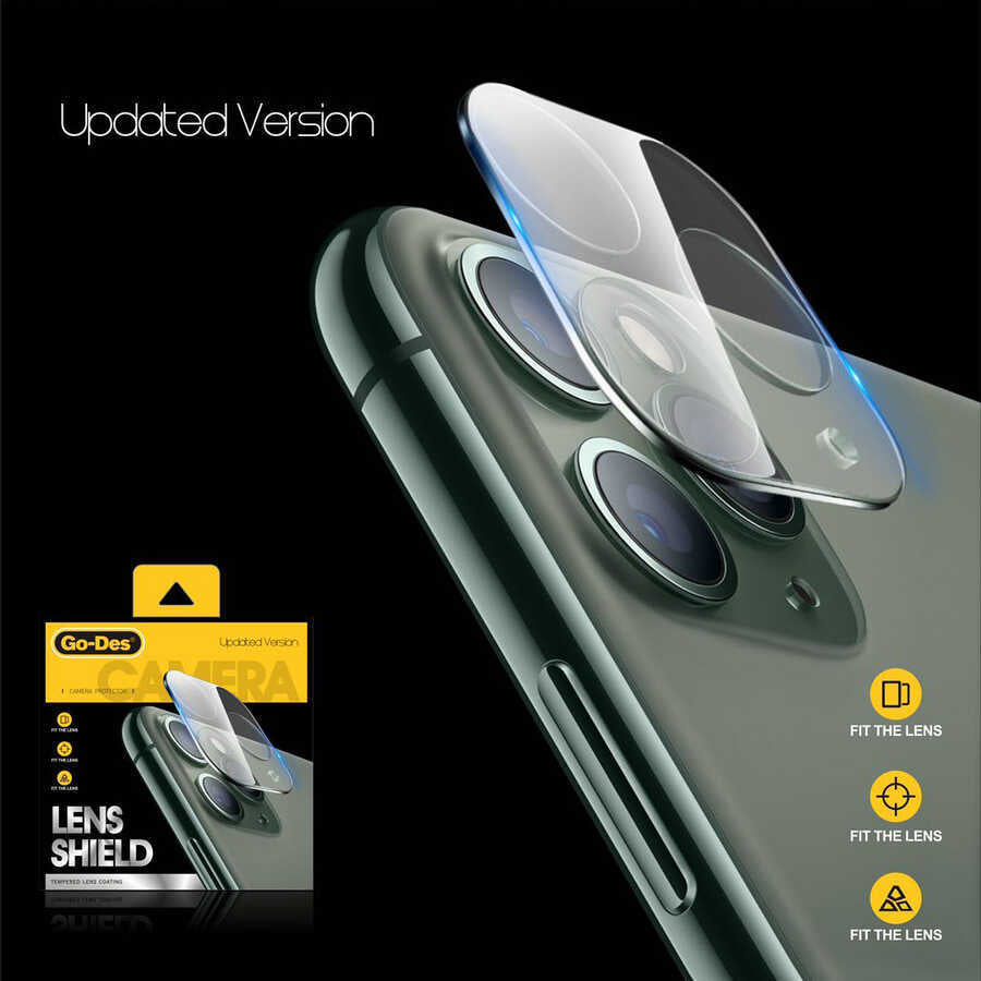 iPhone 14 Pro Max Go Des Lens Shield Kamera Lens Koruyucu