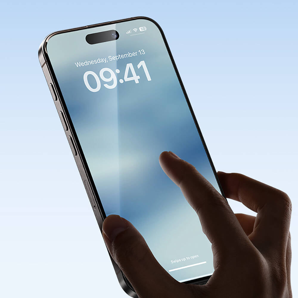 iPhone 14 Pro Max Hidrofobik Ve Oleofobik Özellikli Benks Air Shield Ekran Koruyucu 10"lu Paket