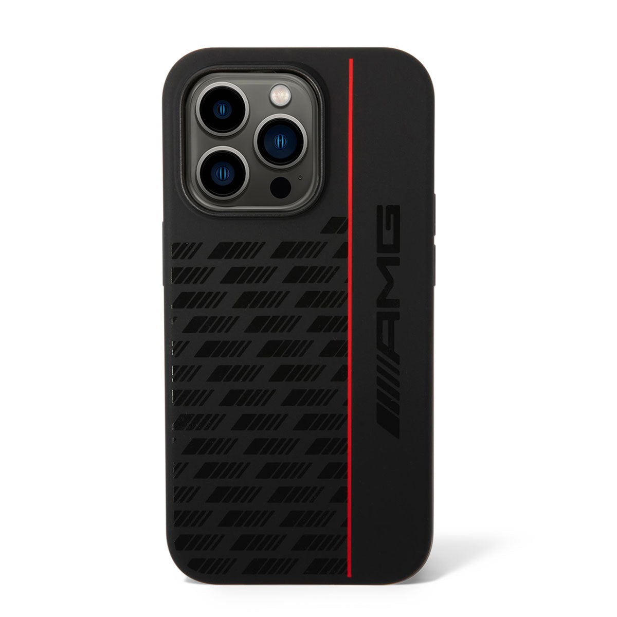 iPhone 14 Pro Max Kılıf AMG M-safe Şarj Özellikli Liquid Silikon Karbon Dizayn Kılıf