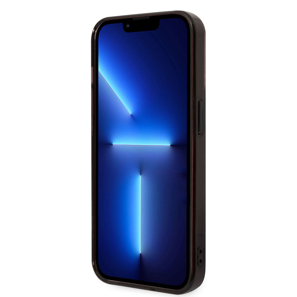 iPhone 14 Pro Max Kılıf AMG Transparan Çift Katmanlı Damalı Bayrak Dizayn Kılıf