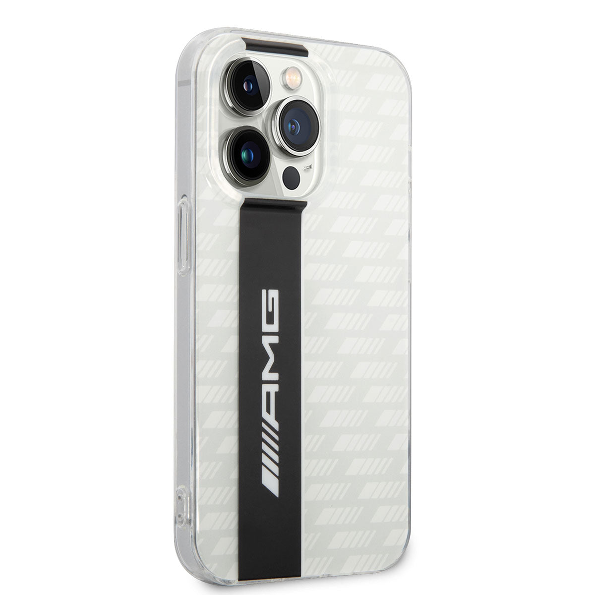 iPhone 14 Pro Max Kılıf AMG Transparan Çift Katmanlı Karbon Dizayn II Kılıf