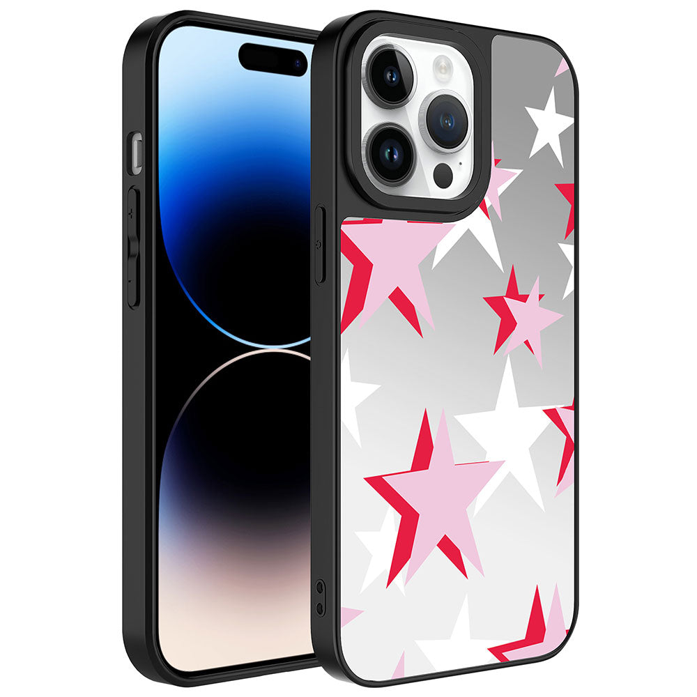 iPhone 14 Pro Max Kılıf Aynalı Desenli Kamera Korumalı Parlak Zore Mirror Kılıf