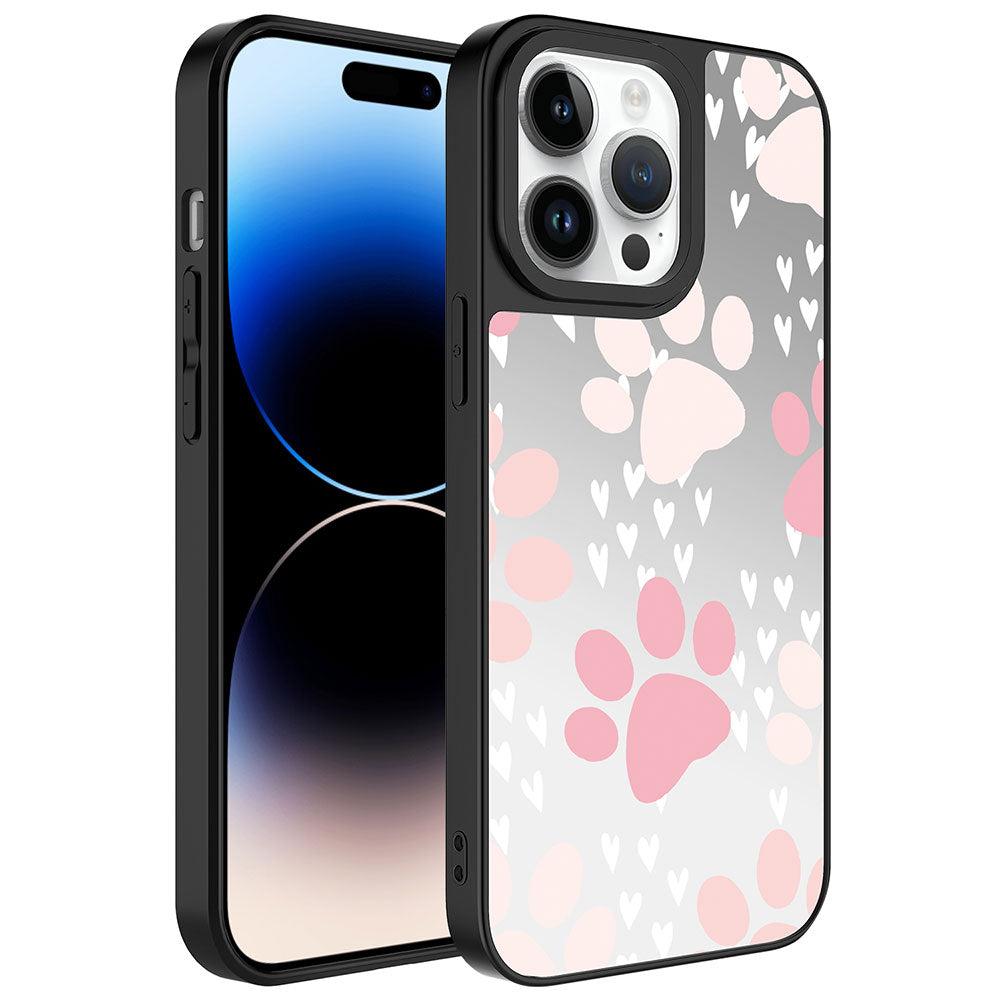 iPhone 14 Pro Max Kılıf Aynalı Desenli Kamera Korumalı Parlak Zore Mirror Kılıf