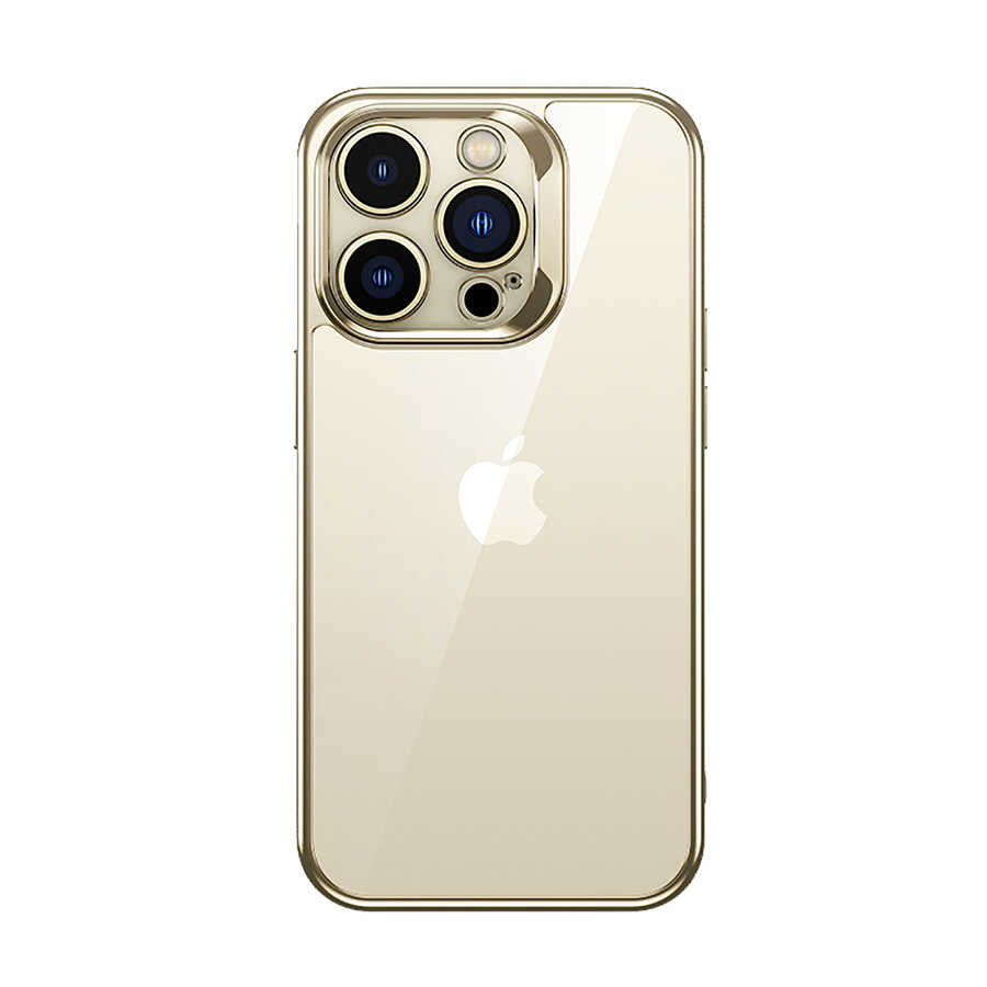 iPhone 14 Pro Max Kılıf Benks Electroplating TPU Kılıf Ekran Koruyucu Hediyeli