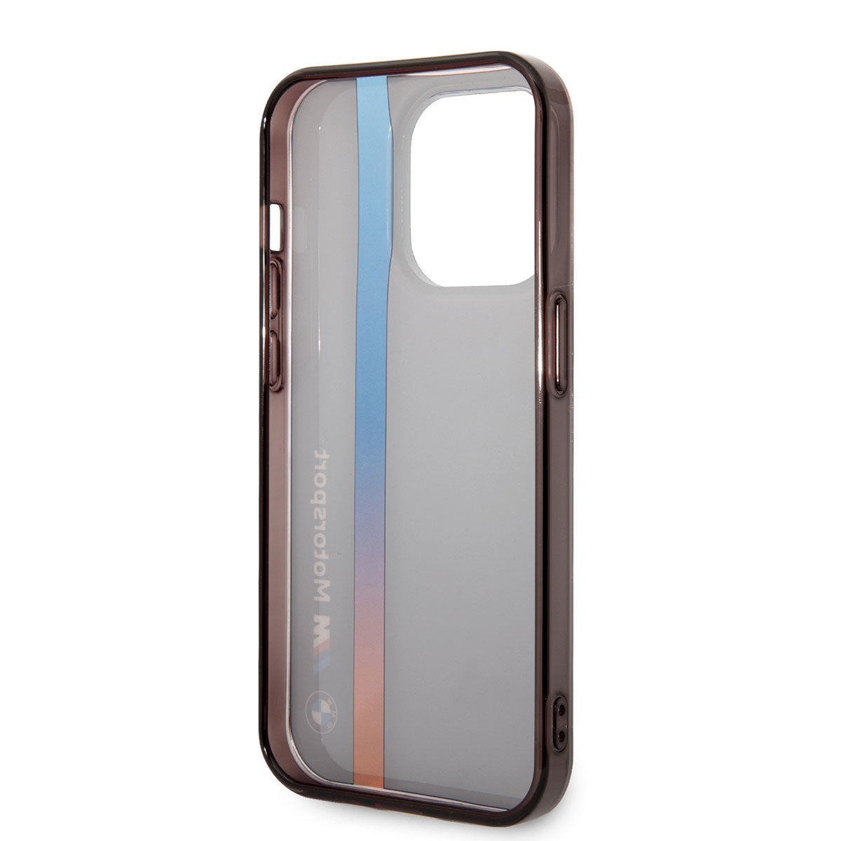 iPhone 14 Pro Max Kılıf BMW Orijinal Lisanslı Renk Geçişli Çizgili Dizayn Kılıf