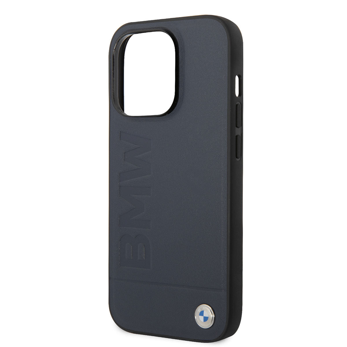 iPhone 14 Pro Max Kılıf BMW M-safe Şarj Özellikli Deri Sıcak Mühür Baskılı Logo Dizayn Kılıf