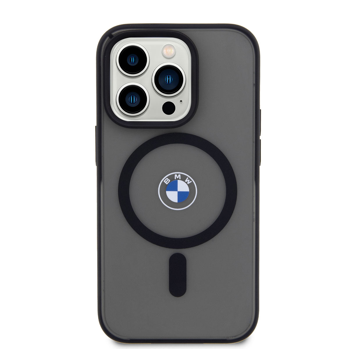 iPhone 14 Pro Max Kılıf BMW M-safe Şarj Özellikli Transparan Logolu İmza Dizayn Kılıf