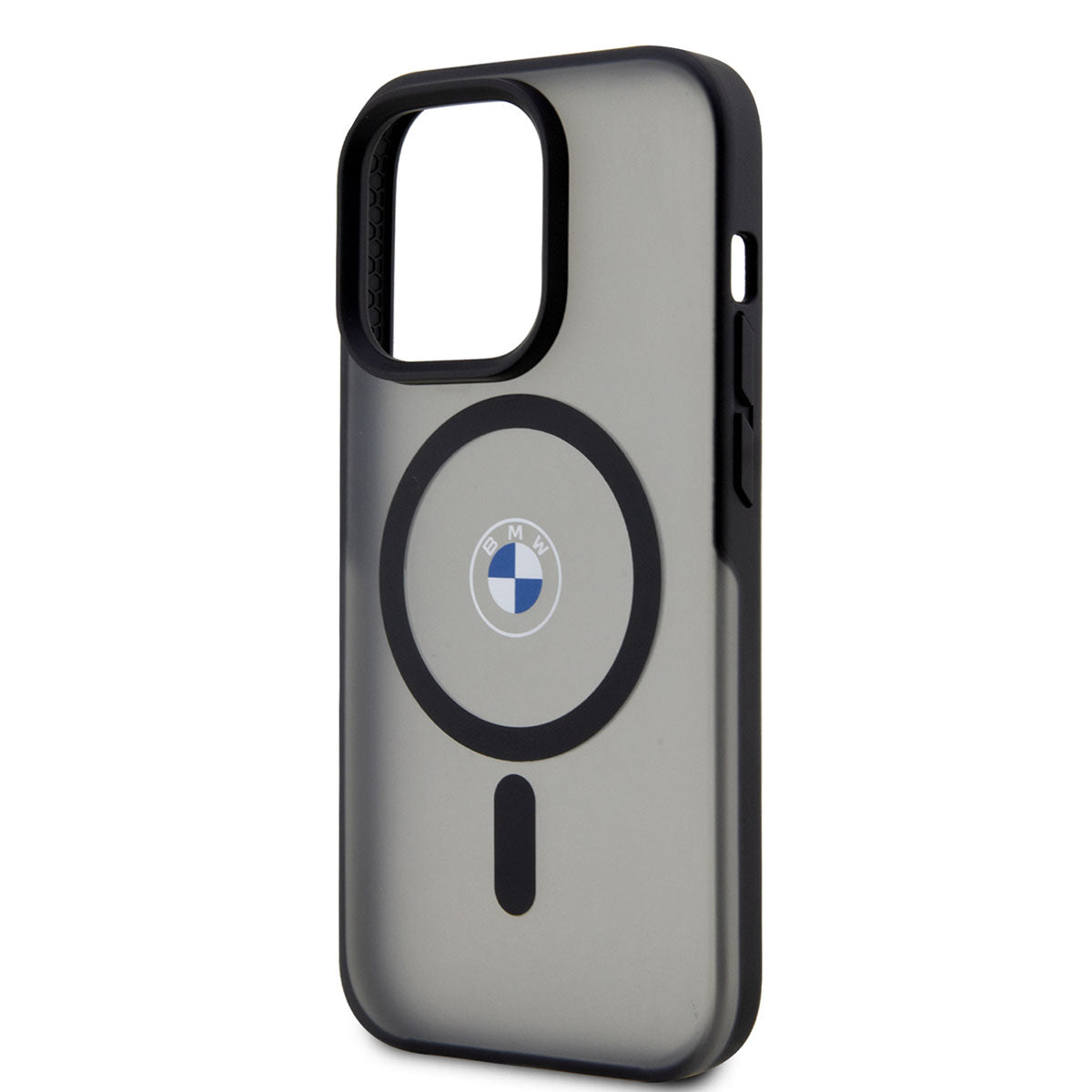 iPhone 14 Pro Max Kılıf BMW M-safe Şarj Özellikli Transparan Logolu İmza Dizayn Kılıf