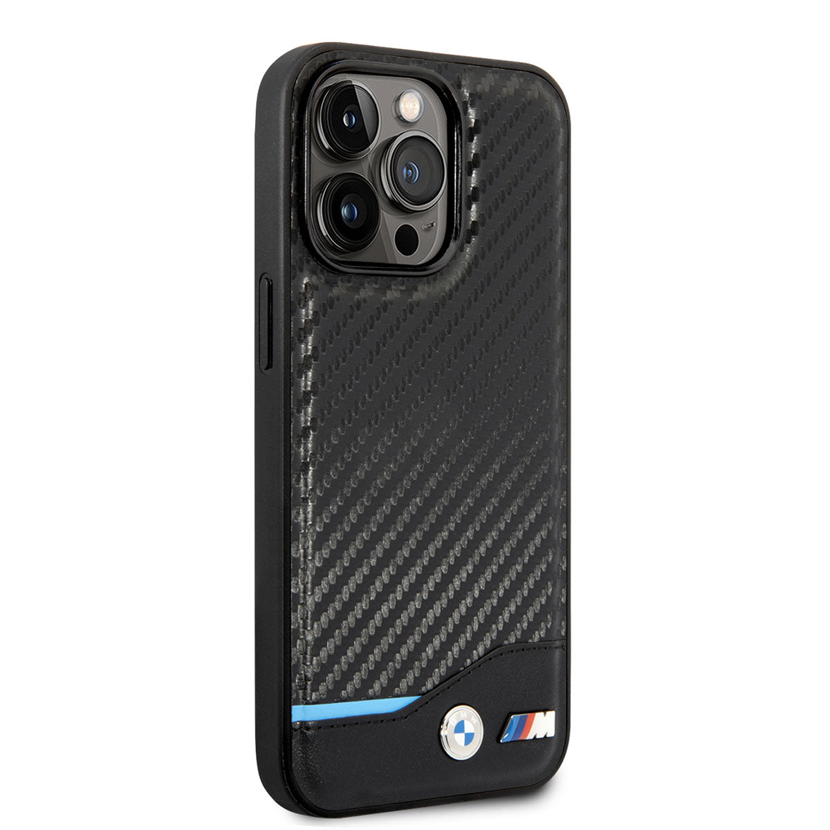 iPhone 14 Pro Max Kılıf BMW PU Deri Ve Karbon Dizayn Kılıf