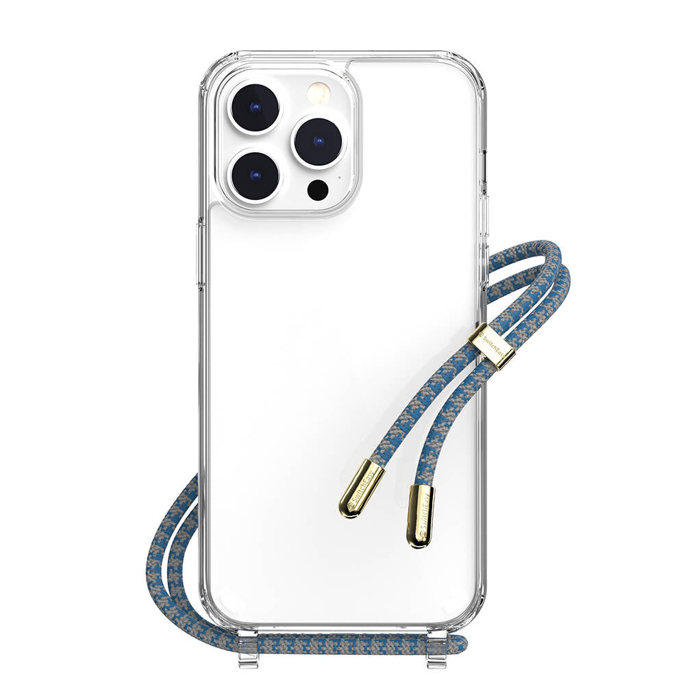 iPhone 14 Pro Max Kılıf Boyun Askılı Şok Önleyicili Şeffaf Lisanslı Switcheasy Play Kılıf