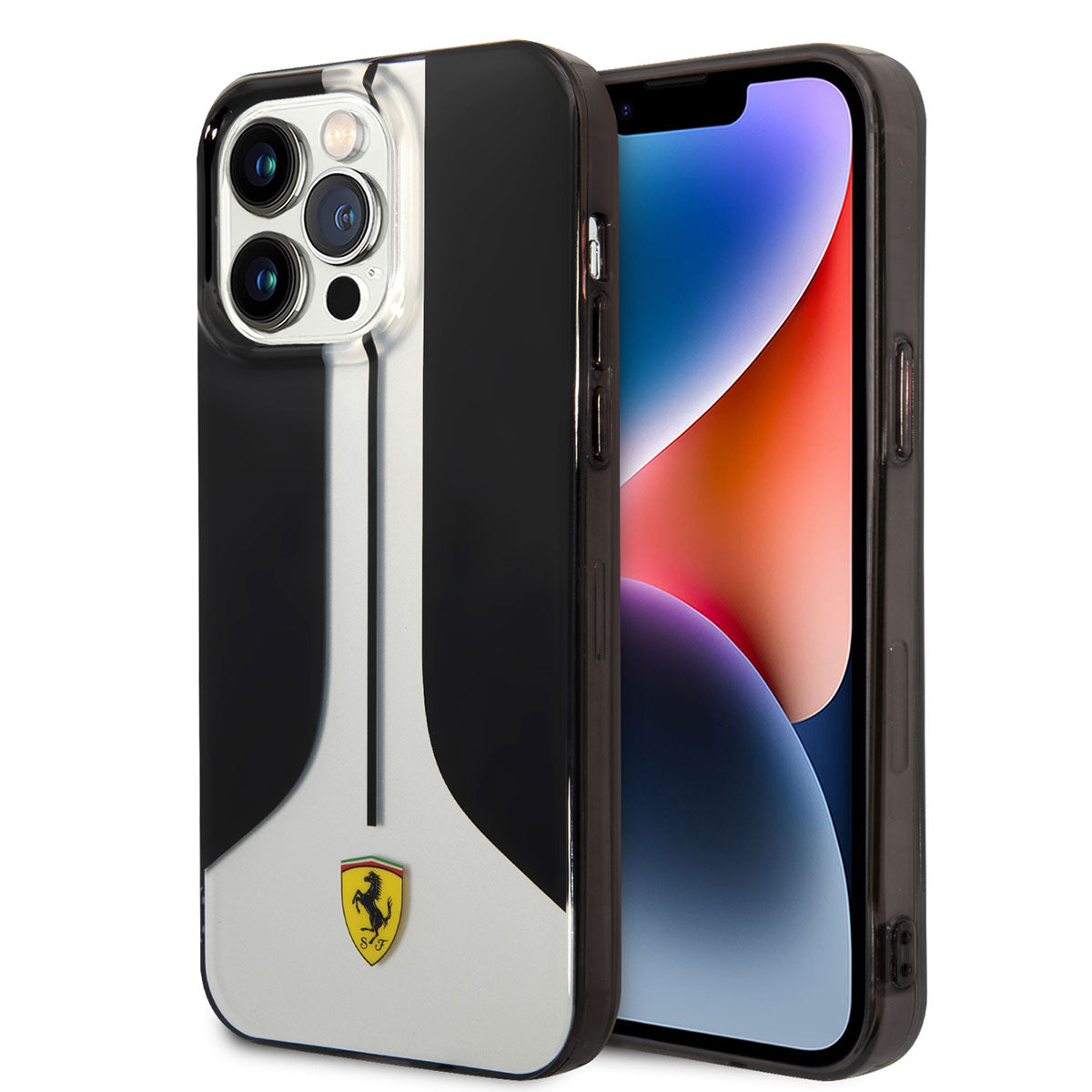 iPhone 14 Pro Max Kılıf Ferrari Orijinal Lisanslı 296 Çizgili Dizayn Kılıf