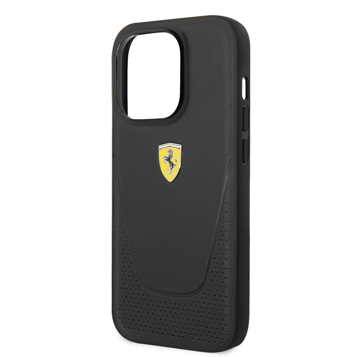 iPhone 14 Pro Max Kılıf Ferrari Deri Delikli Dizayn Kılıf