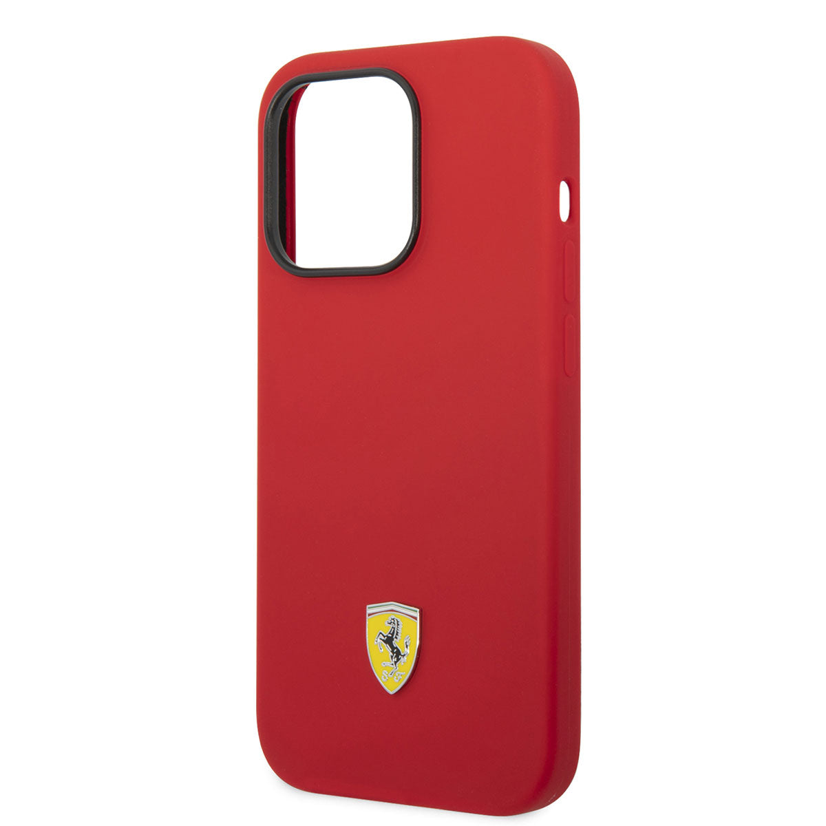 iPhone 14 Pro Max Kılıf Ferrari M-safe Şarj Özellikli Silikon Metal Logo Dizayn Kılıf