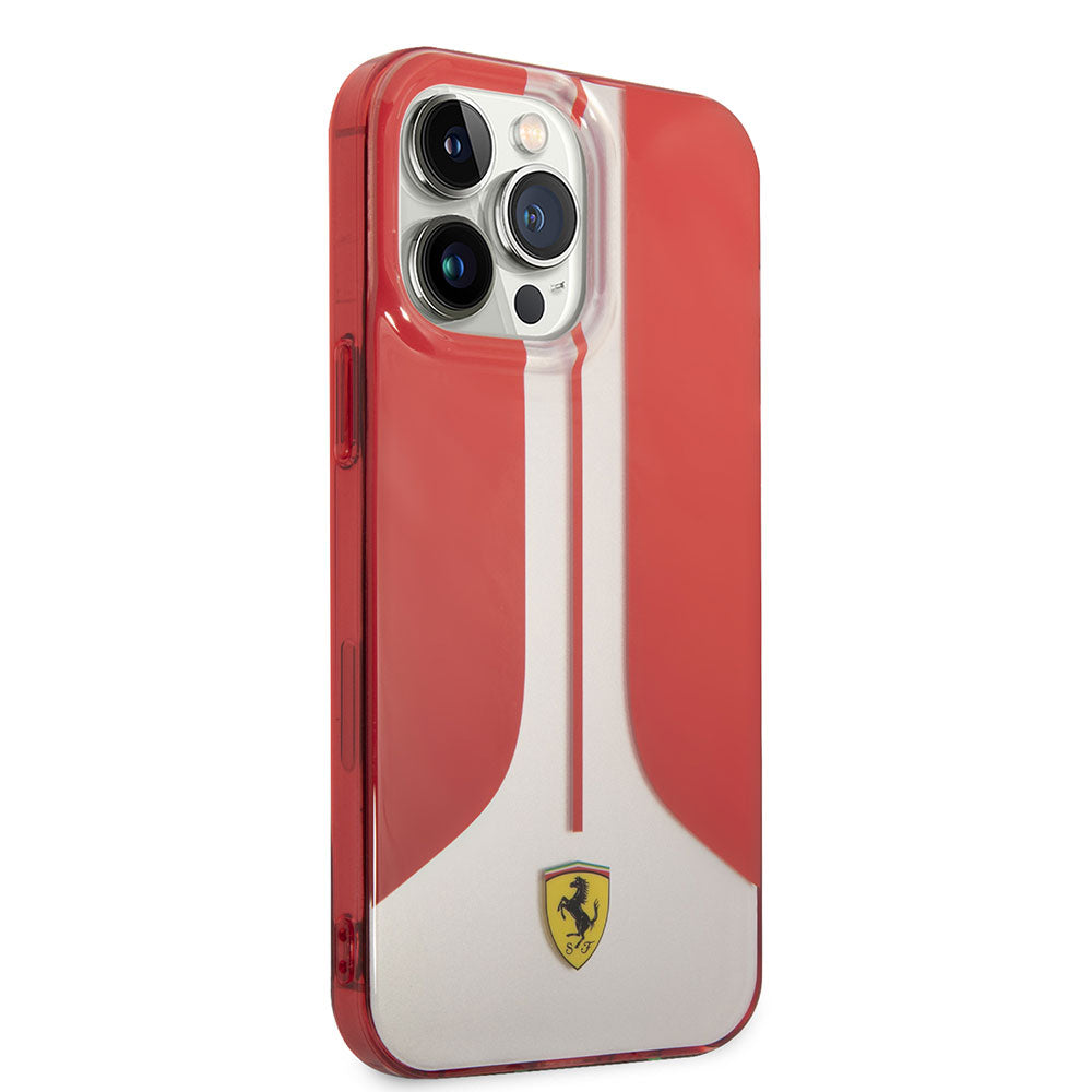 iPhone 14 Pro Max Kılıf Ferrari orijinal Lisanslı 296 Çizgili Dizayn Kılıf