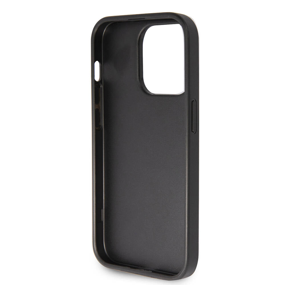 iPhone 14 Pro Max Kılıf Guess Orijinal Lisanslı 4G Büyük Metal Logolu Glitter Kılıf