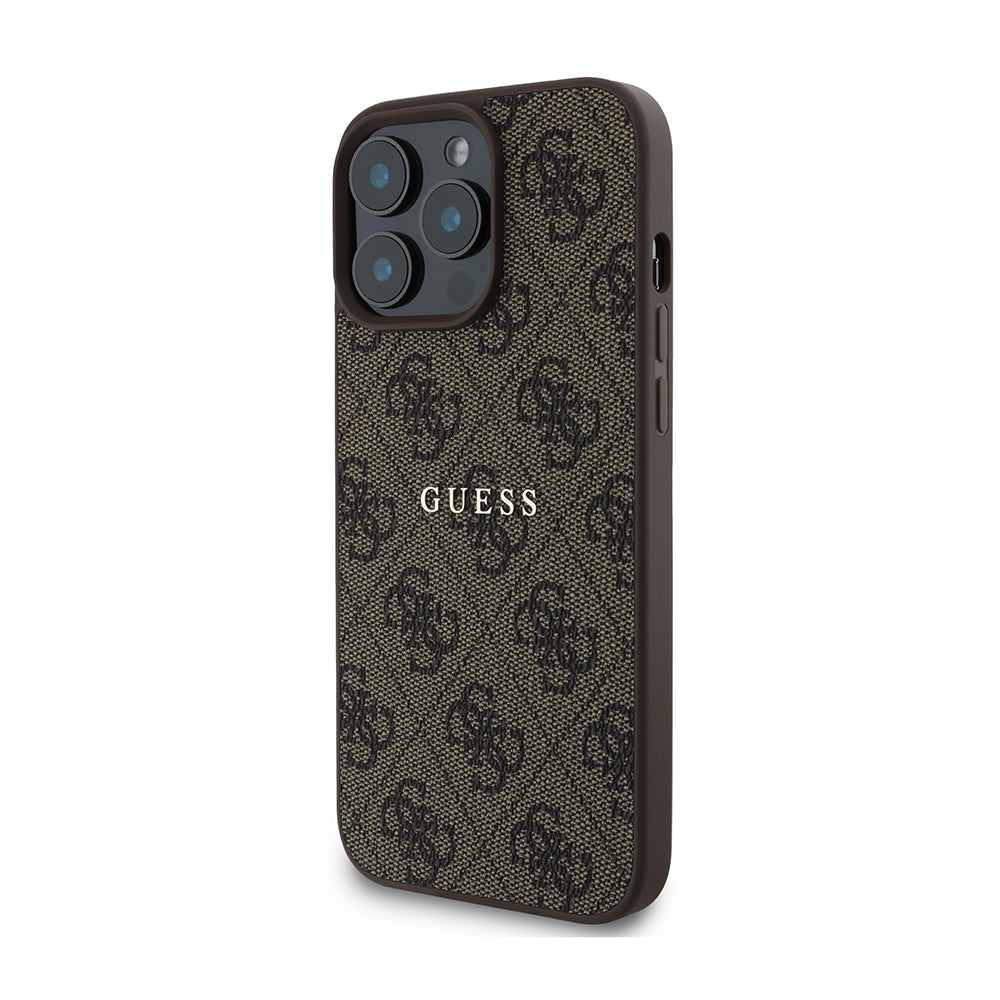 iPhone 14 Pro Max Kılıf Guess Orijinal Lisanslı M-safe Şarj Özellikli 4G Desen Yazı Logolu Kılıf