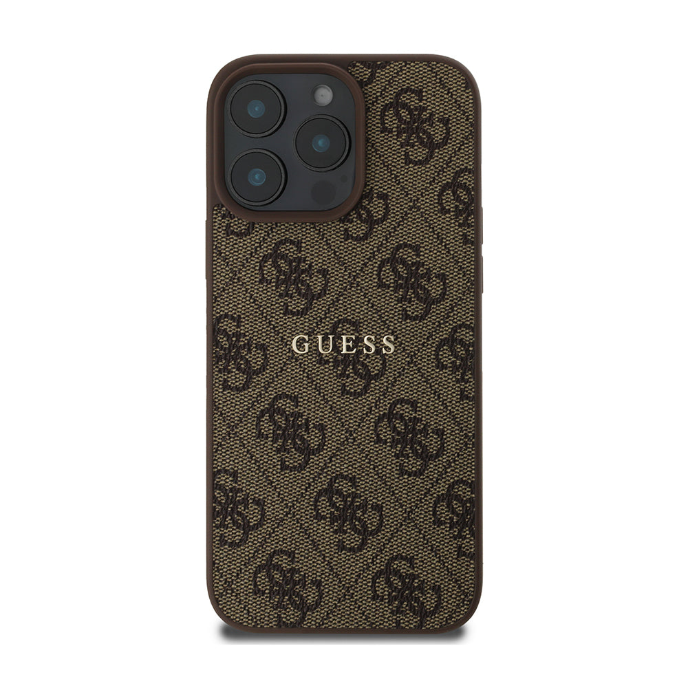 iPhone 14 Pro Max Kılıf Guess Orijinal Lisanslı M-safe Şarj Özellikli 4G Desen Yazı Logolu Kılıf